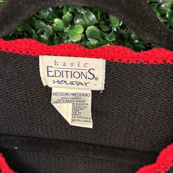 UGLIEST CHRISTMAS SWEATER ON EARTH 🎅LIKE NEW VINTAGE 90’s PARTY HOLIDAY MED/ LG - Picture 4 of 9